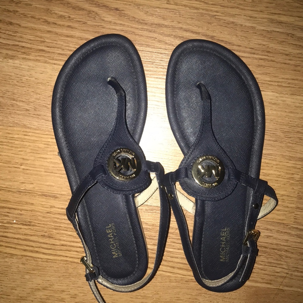Navy blue Michael Kors sandals